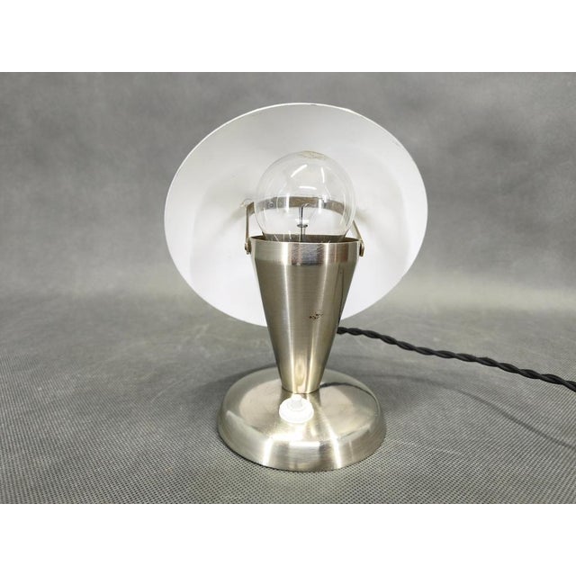 Bauhaus Chrome Table Lamp with Adjustable Shade, 1930s For Sale - Image 4 of 10