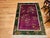Textile Vintage Chinese Art Deco Area Rug, Handwoven Wool Pile, Floral Design, 4' x 6' For Sale - Image 7 of 18