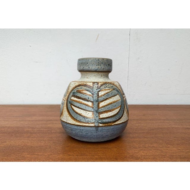 Mid-Century Danish Stoneware Vase from Søholm, 1960s For Sale - Image 6 of 17