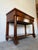 Wood Antique Empire Style Console Table With Carved Paw Feet & Casters For Sale - Image 7 of 17
