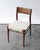 Model 351 chair by German designer Georg Leowald, 1950s. Features a solid teak frame and fabric seat. The wood has been...