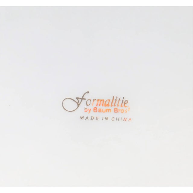 Pink Vintage Pink Rose and Ivy Porcelain Cake/Pie Plate, Matching Spatula/Server For Sale - Image 8 of 11