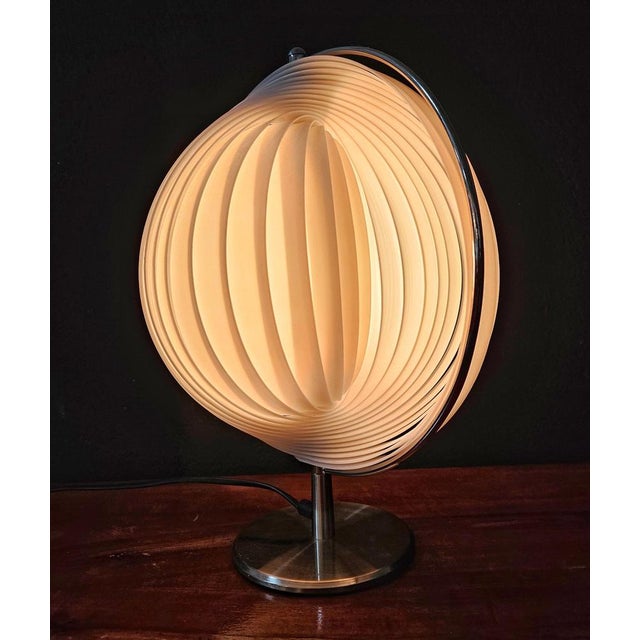 Vintage Moon Table Lamp attributed to Kare, Spain, 1980s For Sale - Image 11 of 12
