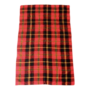 Vintage Plaid Wool Blanket
