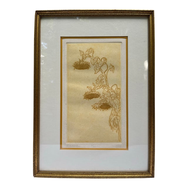 Framed Sunflowers Print For Sale