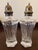Art Deco Vintage Crystal Salt and Pepper Shakers For Sale - Image 3 of 6