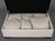 Early 21st Century Contemporary Gray Upholstered Storage Ottoman For Sale - Image 5 of 9