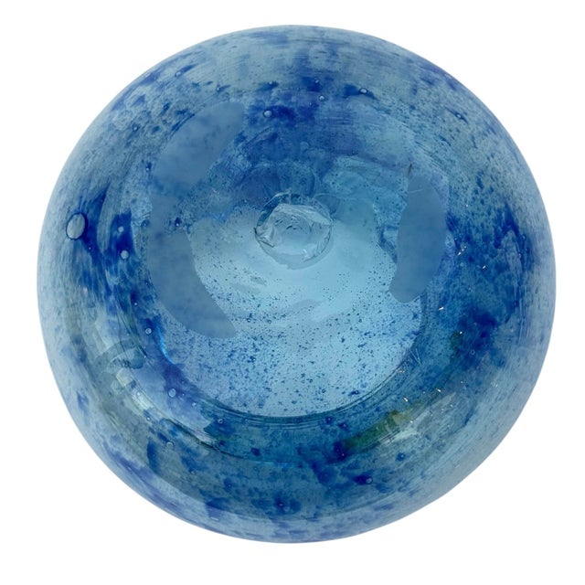 Hand Blown Art Glass Bowl Signed Robert A. Stone 1971 For Sale In Phoenix - Image 6 of 9