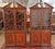 Traditional 1960s Pair of English Regency Style Mahogany Inlaid Corner Cabinets For Sale - Image 3 of 18