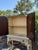 Paint 1920s Chinoiserie Black Lacquer & Gilt Cabinet on Painted Carved Stand For Sale - Image 7 of 7