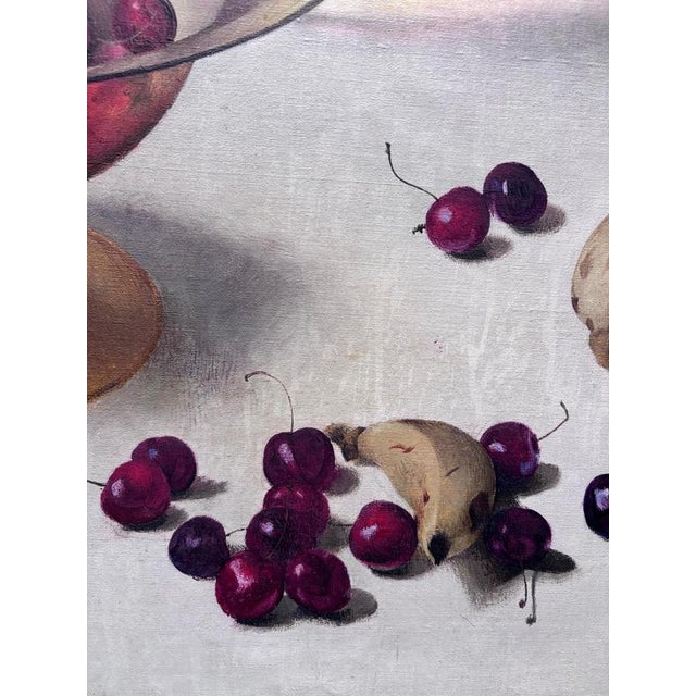 Ugo Celada Da Virgilio, Still Life with Bananas and Cherries, 1959, Oil For Sale - Image 6 of 10