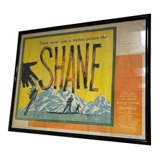 Shane Framed Movie Poster For Sale