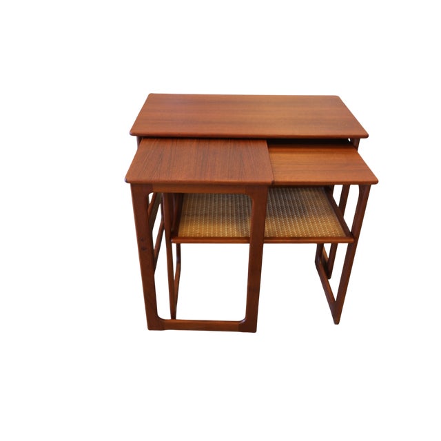 An incredibly beautiful set of tables designed by Johannes Andersen for CFC Silkeborg, a fantastic example of Danish...