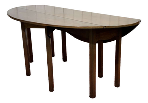English Drop-Leaf Mahogany Gateleg Table, 1950s