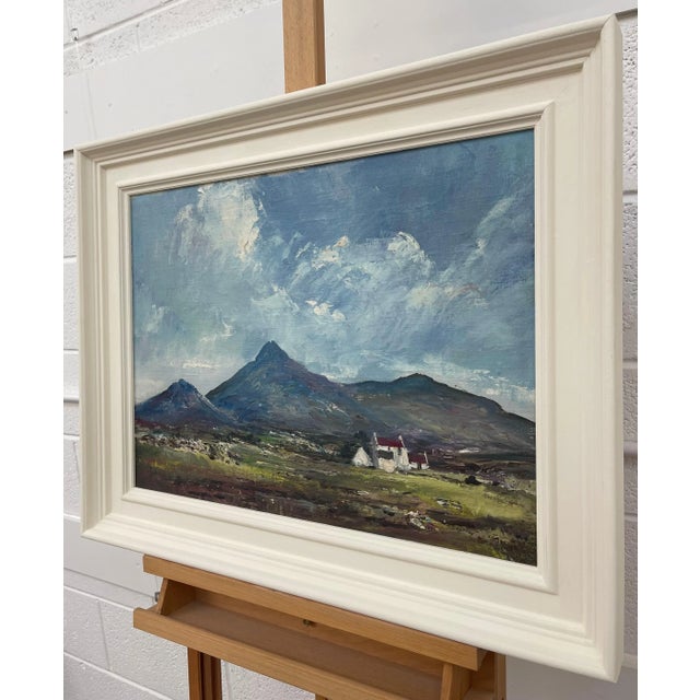 1980s Denis Thornton, Original Post-War Oil Painting of Stormy Day in Kerry Ireland by Irish Artist, 1980 Circa For Sale - Image 5 of 12