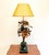 French Tole Flower Table Lamp, 1950s For Sale - Image 16 of 17