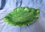 Mid-Century Modern Late 20th Century 17" Portugese Cabbageware Leaf Tray Trompe l'Oeil Majolica For Sale - Image 3 of 9