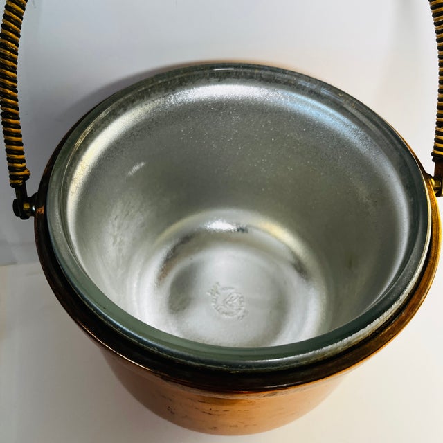 Vintage Mid-Century Modern Copper Ice Bucket For Sale In New York - Image 6 of 8