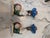 Ceramic Pair of Contemporary Les Ottomans Hand-Painted Ceramic Mermaid Candlesticks For Sale - Image 7 of 8