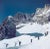 Cortina D’Ampezzo (1962) Limited Estate Stamped (Photo by Slim Aarons) Skiers walk up a mountain in Cortina D’Ampezzo, a...
