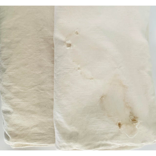 Pair of Michael Taylor Style Oversized Woven Rattan Lounge/Cube Chairs For Sale - Image 11 of 12