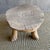 1950s Vintage Organice Wabi Sabi Slice Elm Side Table For Sale - Image 4 of 8
