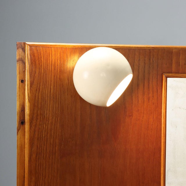 Mid 20th Century Vintage Dressing Table in Oak Veneer and Glass, 1960s For Sale - Image 5 of 14