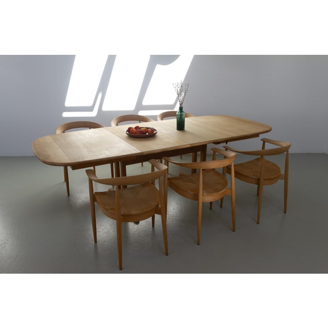 Mid-Century Modern Danish Modern Oak Extendable Dining Table by Gangsø Møbler, 1970s For Sale - Image 3 of 18
