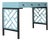 Chippendale Writing Desk - Pool Blue For Sale