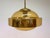 Mid-Century Space Age Brass and Glass UFO Pendant from Kamenicky Senov, 1970s For Sale - Image 6 of 9