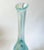 Hand blown glass bottle vase created by Bengt Orup for Johansfors, Sweden, circa 1960s. Piece measures 16" by 3" and is...