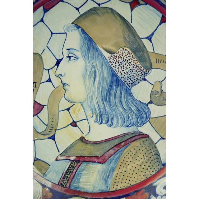 Large Ceramic Plate by Enzo Remigi for Gualdo Tadino, Italy, 1940s For Sale - Image 12 of 18