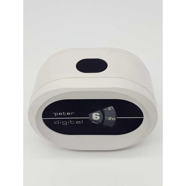 70s alarm clock of the Peter, made in Germany. The clock is in excellent condition, working, with manual charge. For...