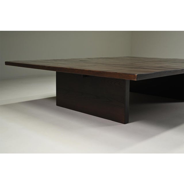 Wood Vintage Belgian Opium Coffee Table by Axel Vervoordt, 1980s For Sale - Image 7 of 9