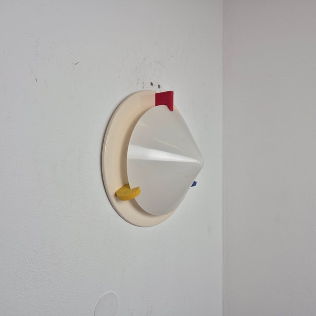 Stoja ceiling lamp, designed by ettore sottsass for ikea, 1990s dimensions: height – 19 cm diameter – 45 cm condition:...