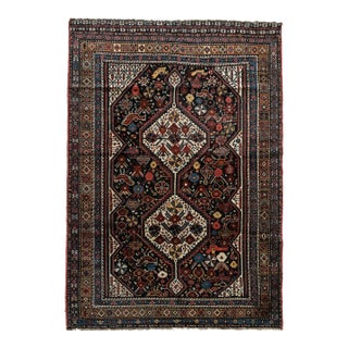 Vintage Hand-Knotted Scatter Rug For Sale