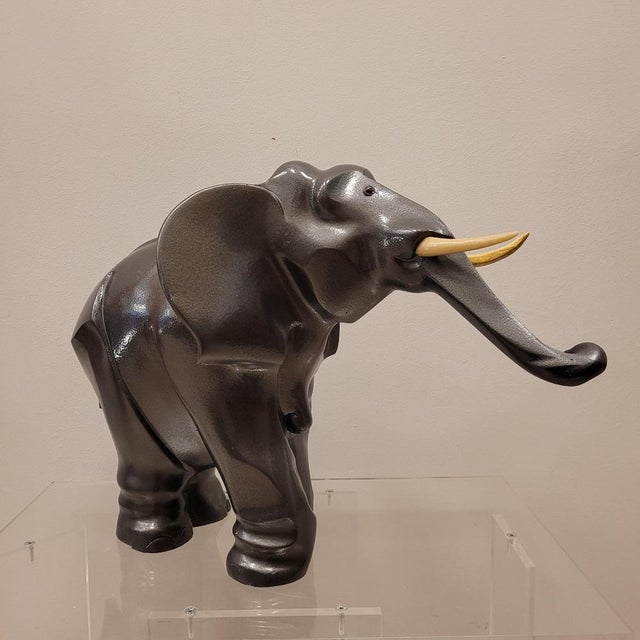 1920s After Irénée Rochard, Art Deco Elephant, 1920s, Babbitt For Sale - Image 5 of 18