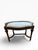 English Antique Irish Carved Dressing Table Stool With Upholstered Seat For Sale - Image 3 of 10