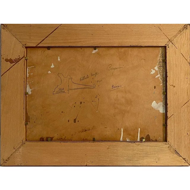 Oil on panel, Country Stream, 20th century, Bosisio A very delicate and refined painting, inspired by the style of 19th-...