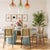 Boho Chic Elora Blue Lacquer Oval Dining Table For Sale - Image 3 of 9