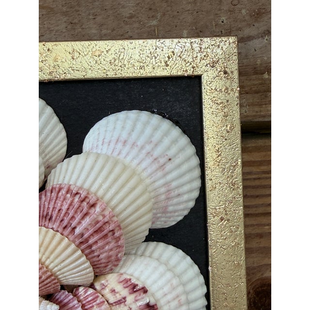 Shell Custom Framed Seashell Wall Art in the Manner of a Sailor’s Valentine For Sale - Image 7 of 12