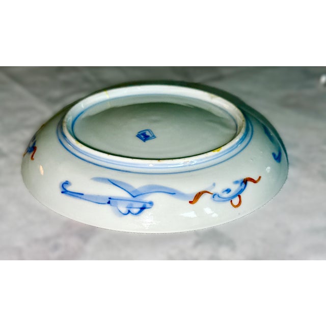 Early 20th Century Imari Porcelain Plate For Sale - Image 10 of 10