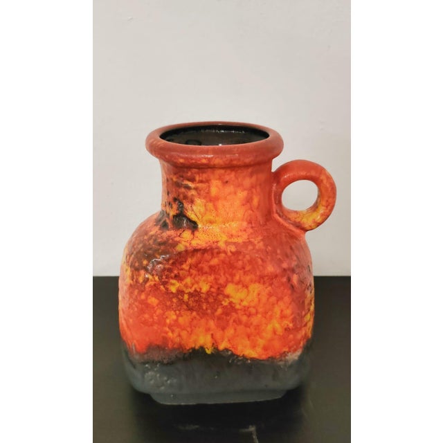 Ceramic Fat Lava Vase from Carstens Tönnieshof, West Germany For Sale - Image 7 of 8