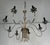 1940s Neoclassical style silver metal chandelier by Maison Charles For Sale - Image 12 of 12