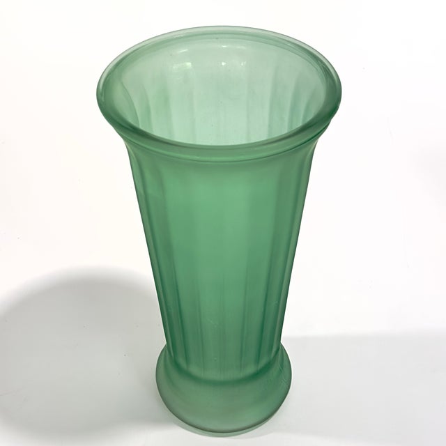 Leafy Green Mixed Conical Vase Curation - Group of 5 For Sale - Image 4 of 13