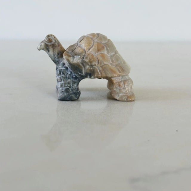 Mid-Century Hand Carved African Tortoise of Stone Measures approx: 2H x 2W x 2L Please visit my other listings for more...