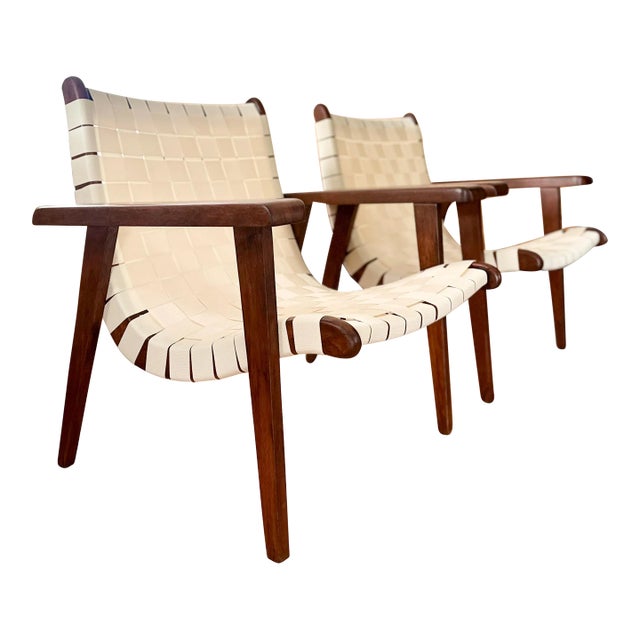 1950s 'San Miguelito' Arm Chairs by Michael Van Beuren for Domus- Set of 2 For Sale