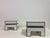 White Bedside Tables with Brass Banding by Alain Delon for Maison Jansen, 1970s, Set of 2 For Sale - Image 10 of 17