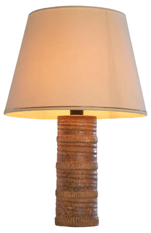 Mid-Century Pottery Table Lamp attributed to Mobach, 1950s