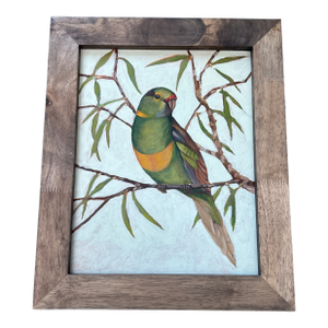 Contemporary Original Stephen Heigh Painting “Parrot”